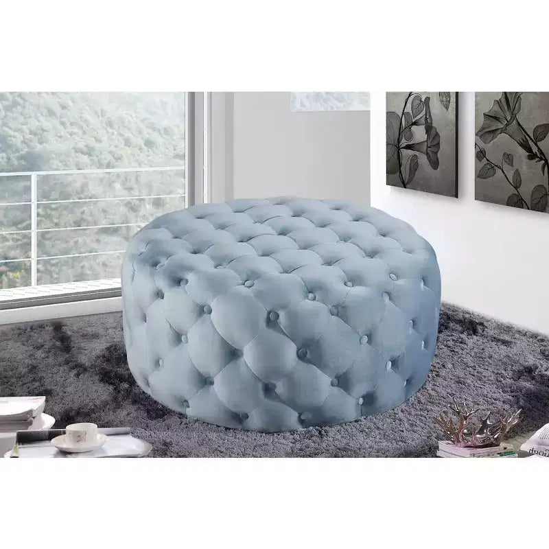 Panca/Ottomana in velluto Addison di Meridian Furniture