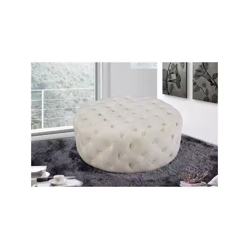 Panca/Ottomana in velluto Addison di Meridian Furniture