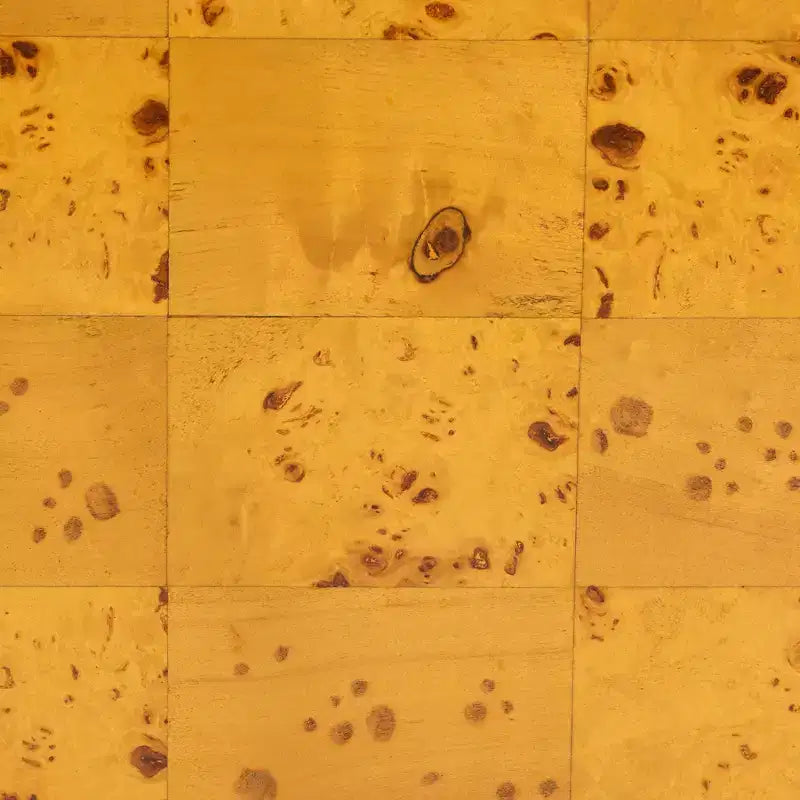 bali & pari Huxley Tavolino in Vero Legno Naturale di Burl Moderno e Contemporaneo