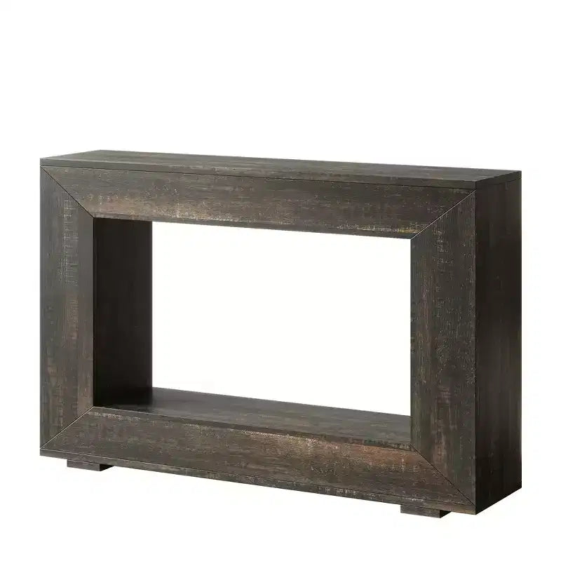 MAYEERTY Tavolo Consolle Rustico con Venature del Legno per Fattoria con Fascino Vintage Semplice
