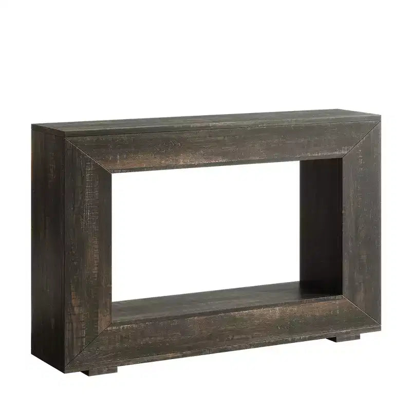 MAYEERTY Tavolo Consolle Rustico con Venature del Legno per Fattoria con Fascino Vintage Semplice