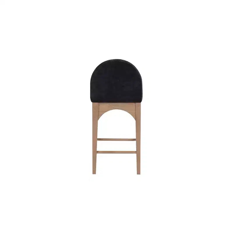 Meridian Furniture, Sgabello in ciniglia nera Waldorf