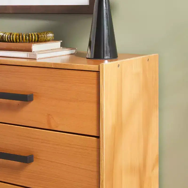 Cassettiera Walker Edison in Legno Massello a 6 Cassetti, Moderna e Facile da Montare, per Camera da Letto