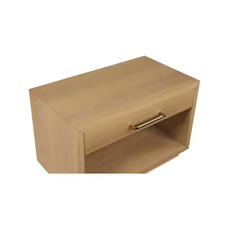 Meridian Furniture, Comodino impiallacciato in legno Avery