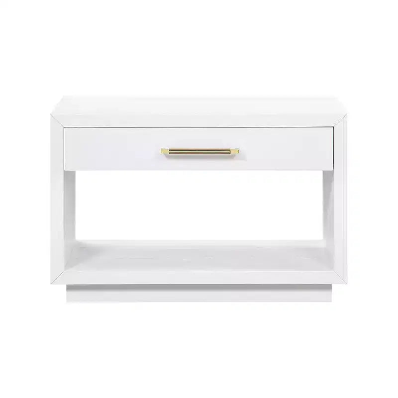 Meridian Furniture, Comodino impiallacciato in legno Avery