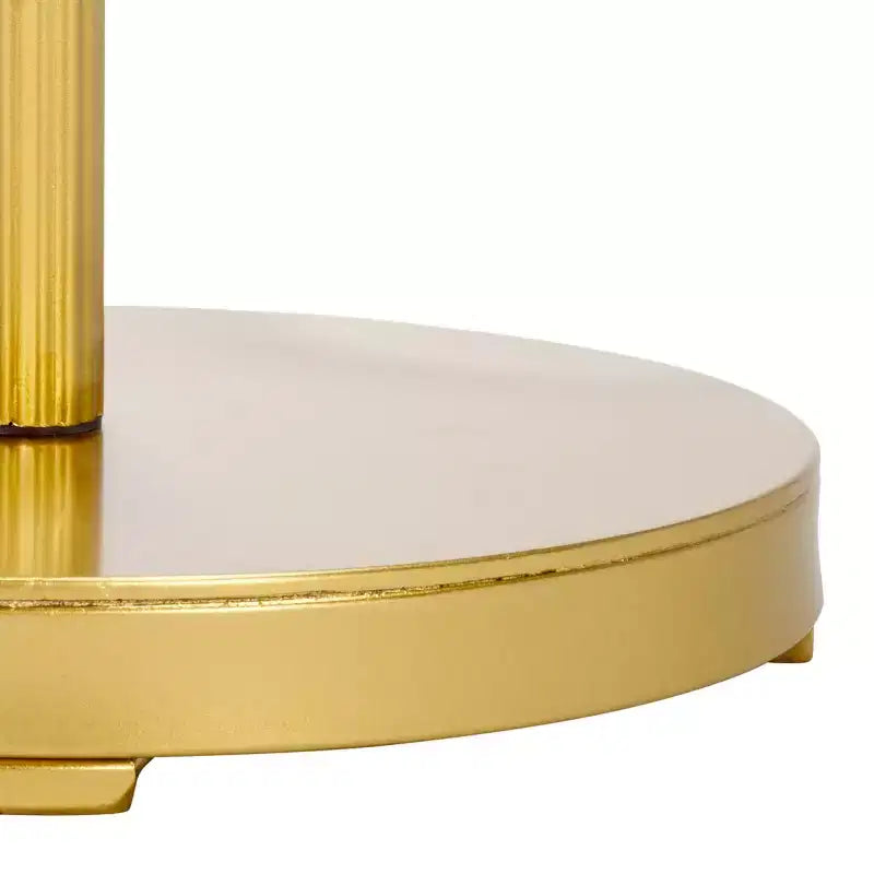 Tavolino Rotondo Paku - ACC2323A - Oro/Specchio - Safavieh