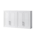 PexFix 26x44x8 White Wall Mounted Laundry Cabinet Storage Organizer