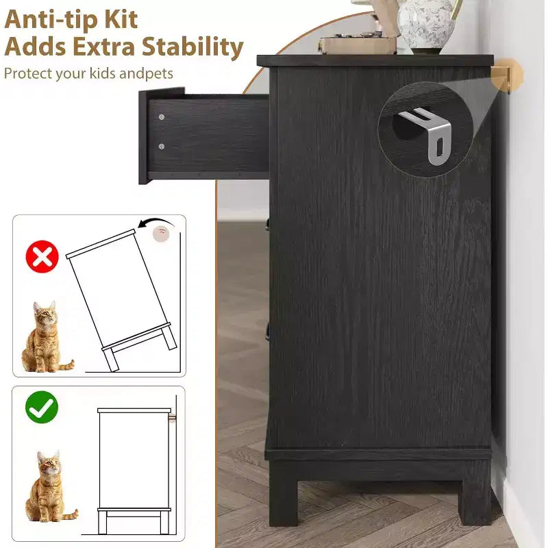 Cassettiera a 6 cassetti per camera da letto, Comò largo 120 cm in legno, Organizer moderno indipendente, Soggiorno, Ingresso