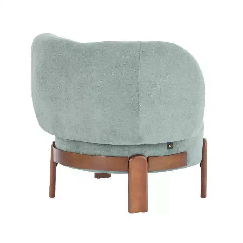 Christopher Knight Home Zoe Mid-Century Modern Upholstered Wingback Armless Chair