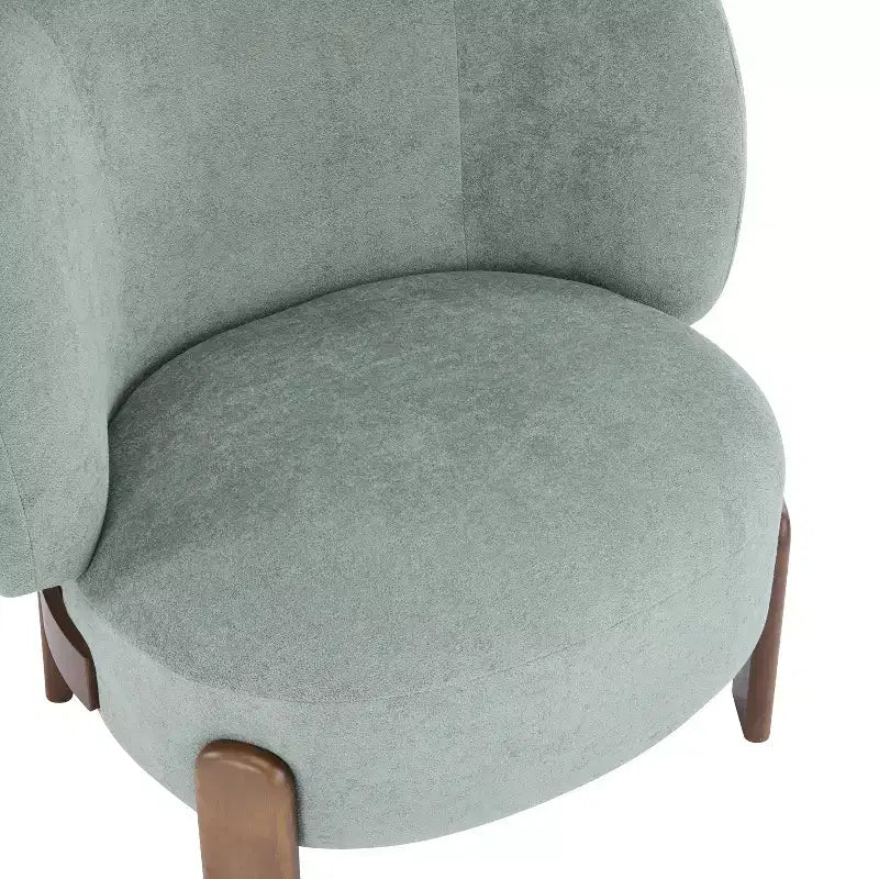 Christopher Knight Home Zoe Mid-Century Modern Upholstered Wingback Armless Chair