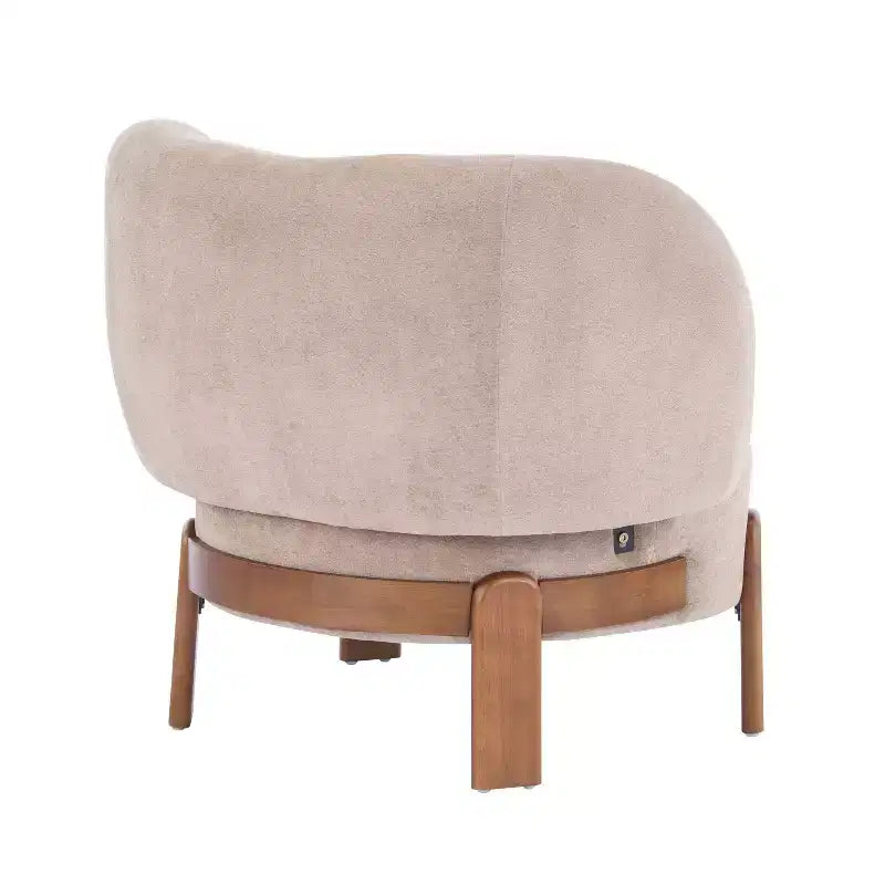 Christopher Knight Home Zoe Mid-Century Modern Upholstered Wingback Armless Chair