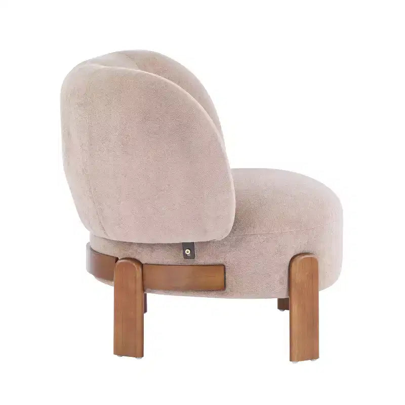 Christopher Knight Home Zoe Mid-Century Modern Upholstered Wingback Armless Chair