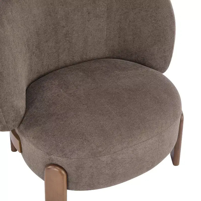 Christopher Knight Home Zoe Mid-Century Modern Upholstered Wingback Armless Chair