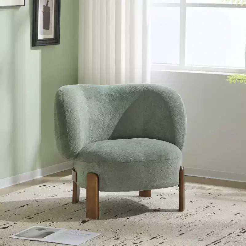 Christopher Knight Home Zoe Mid-Century Modern Upholstered Wingback Armless Chair