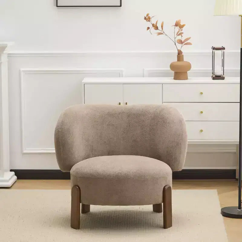 Christopher Knight Home Zoe Mid-Century Modern Upholstered Wingback Armless Chair