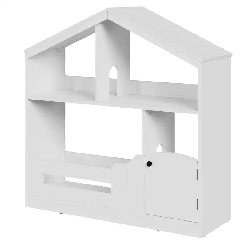 Libreria a 3 Livelli per Bambini, Organizzatore Porta Giocattoli con Luce con Sensore di Movimento, Scaffale in Legno per Libri, Porta Libri per Camerette, Aule, Sala Giochi