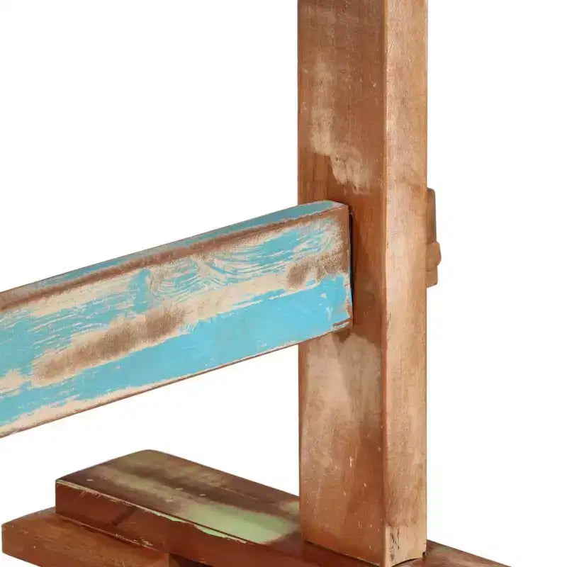 vidaXL Dining Table Multicolor Solid reclaimed wood Medium