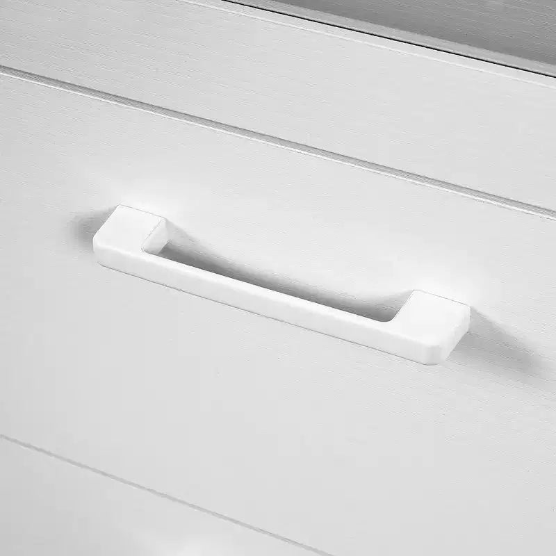 VECELO Cassettiera Bianca Alta Moderna da Trucco con Luci a LED e Stazione di Ricarica