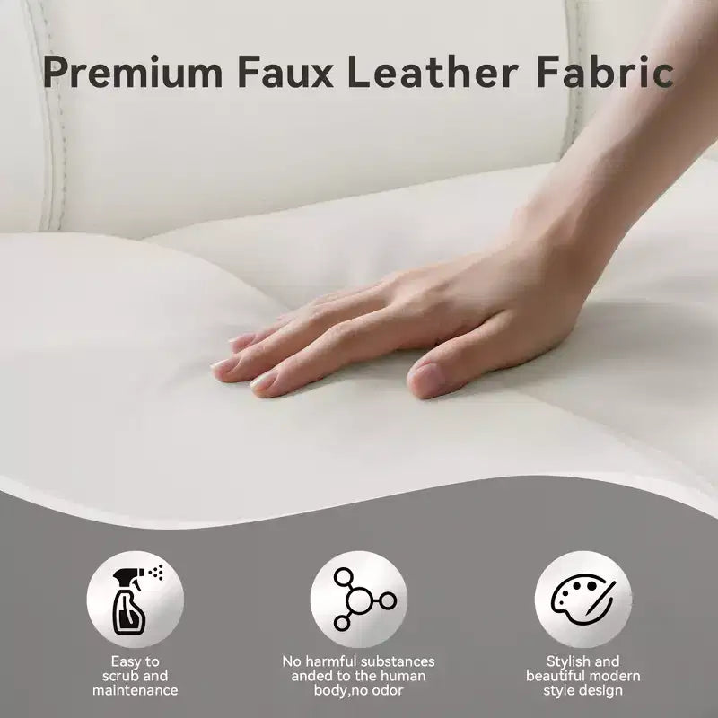 Dyonery 71 Divano Letto Futon Convertibile, Divano Futon Moderno in Lino con Cuscino Rimovibile, Schienale e Braccioli Regolabili