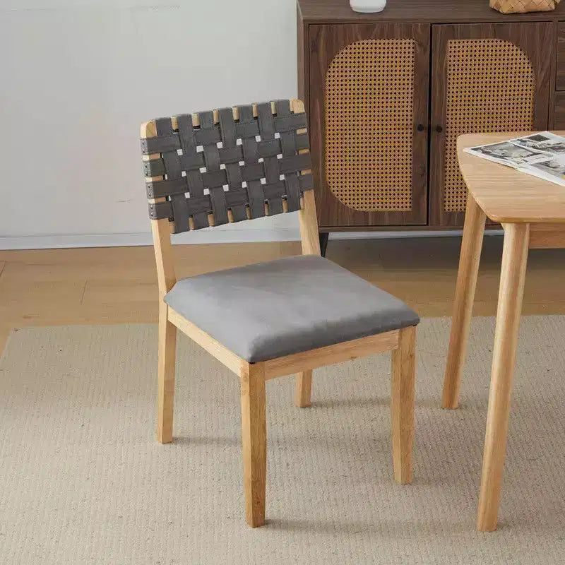 Sedie da pranzo Karl Home Mid Century Modern in legno, set da 2