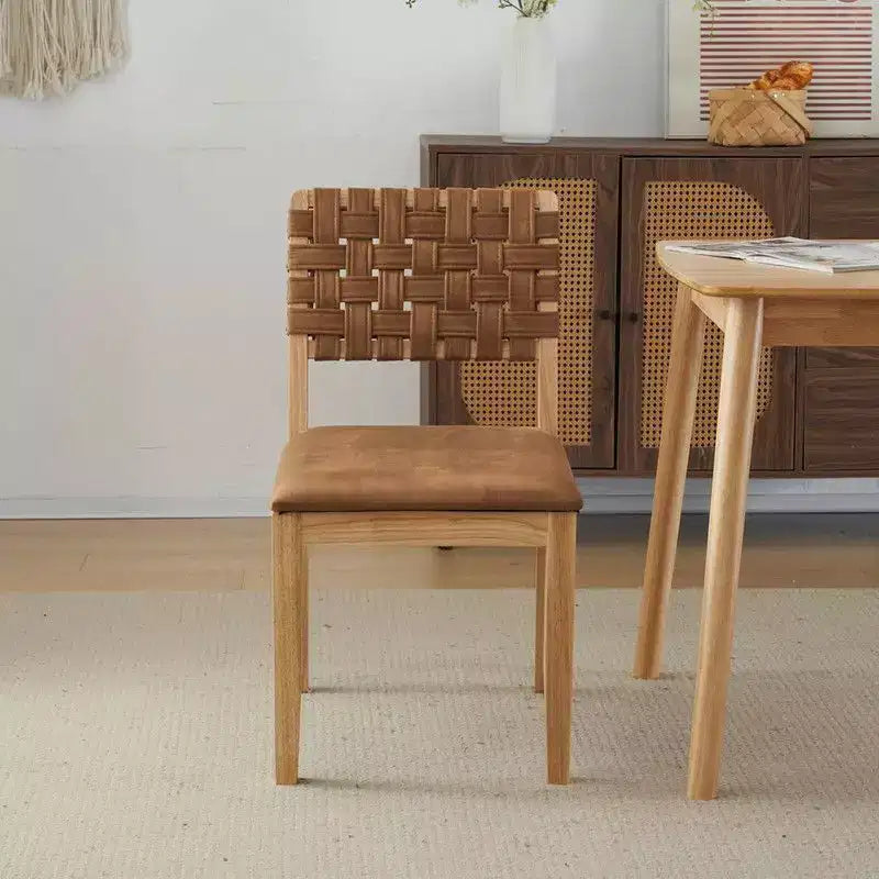 Sedie da pranzo Karl Home Mid Century Modern in legno, set da 2