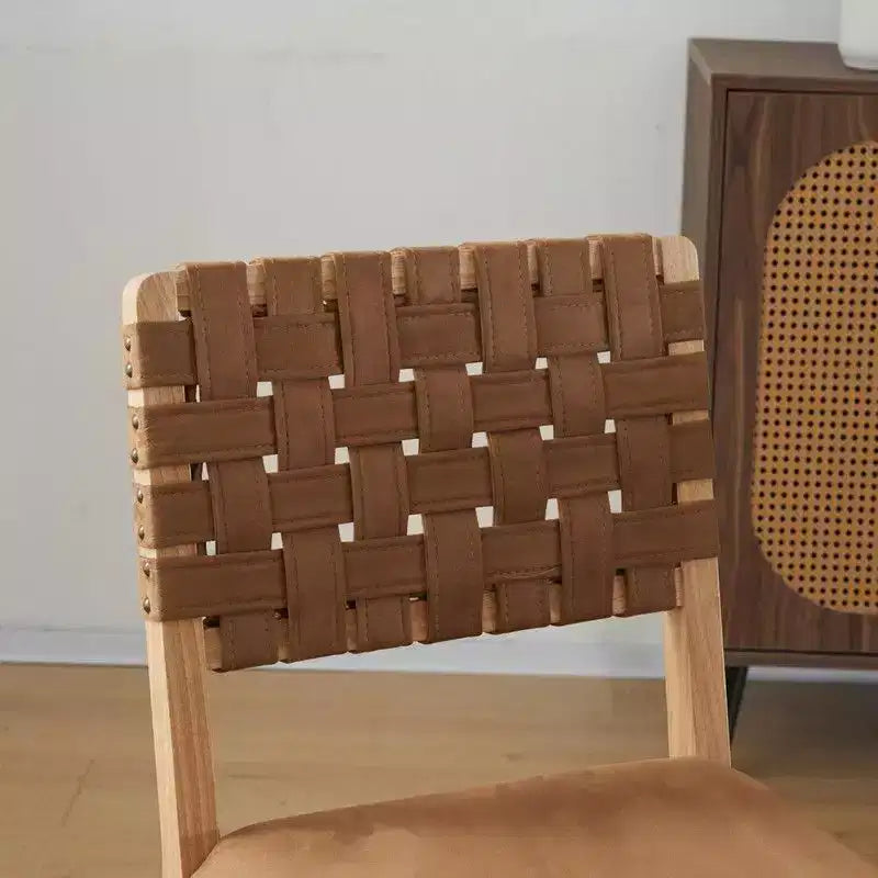 Sedie da pranzo Karl Home Mid Century Modern in legno, set da 2