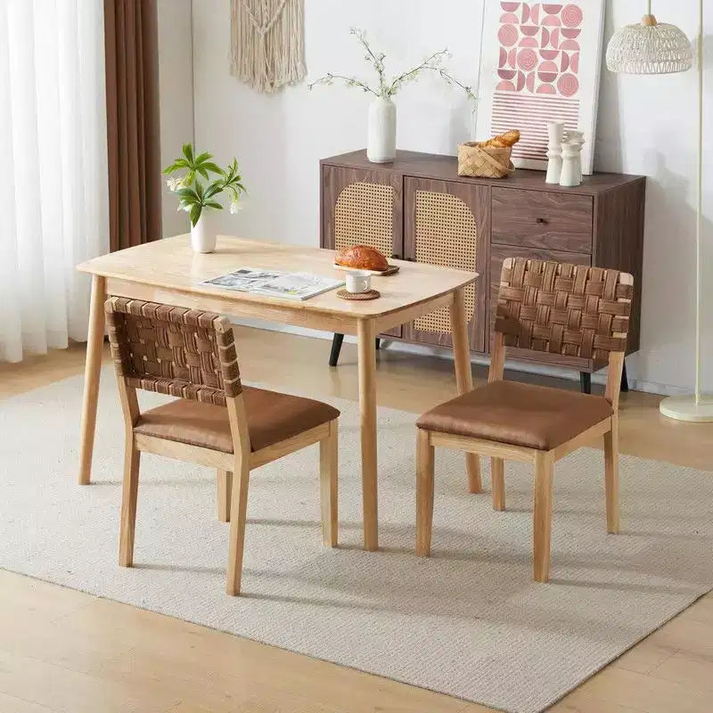 Sedie da pranzo Karl Home Mid Century Modern in legno, set da 2
