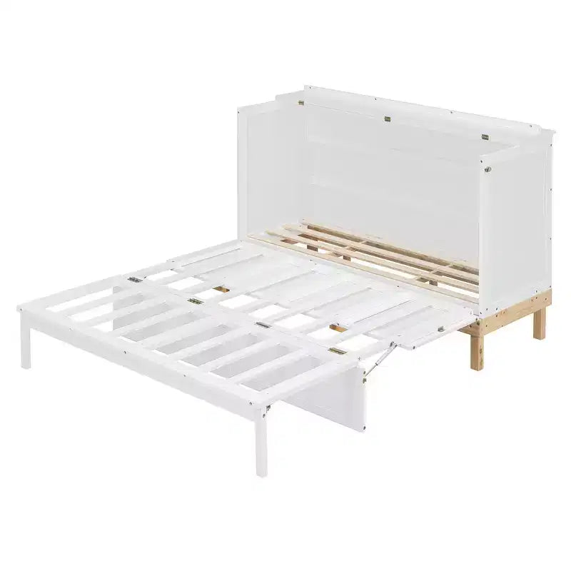 Whisen Queen Size Murphy Bed, Space-Saving, Durable Construction, Simple Setup with Hardware