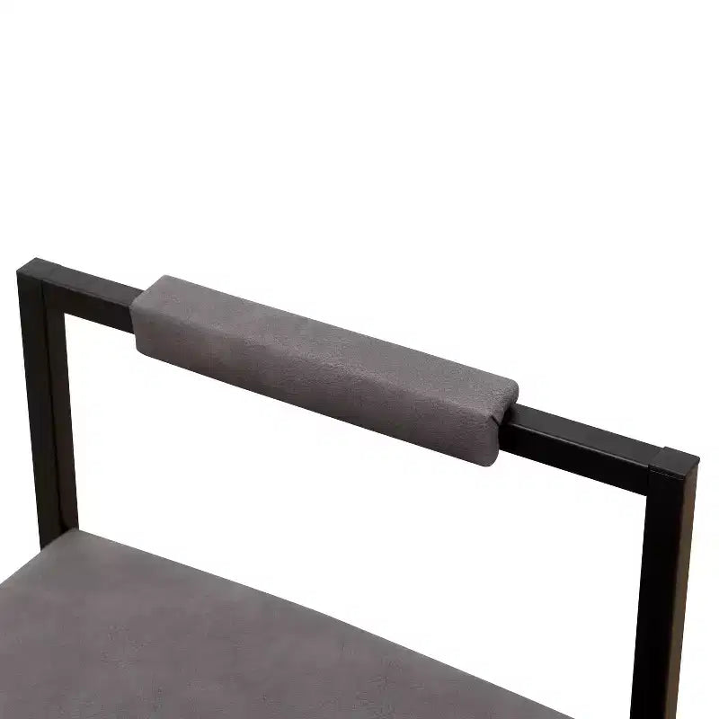 MAYEERTY Sgabelli da Bar con Schienale Set da 2 - Altezza Bancone, Pelle PU, Poggiapiedi