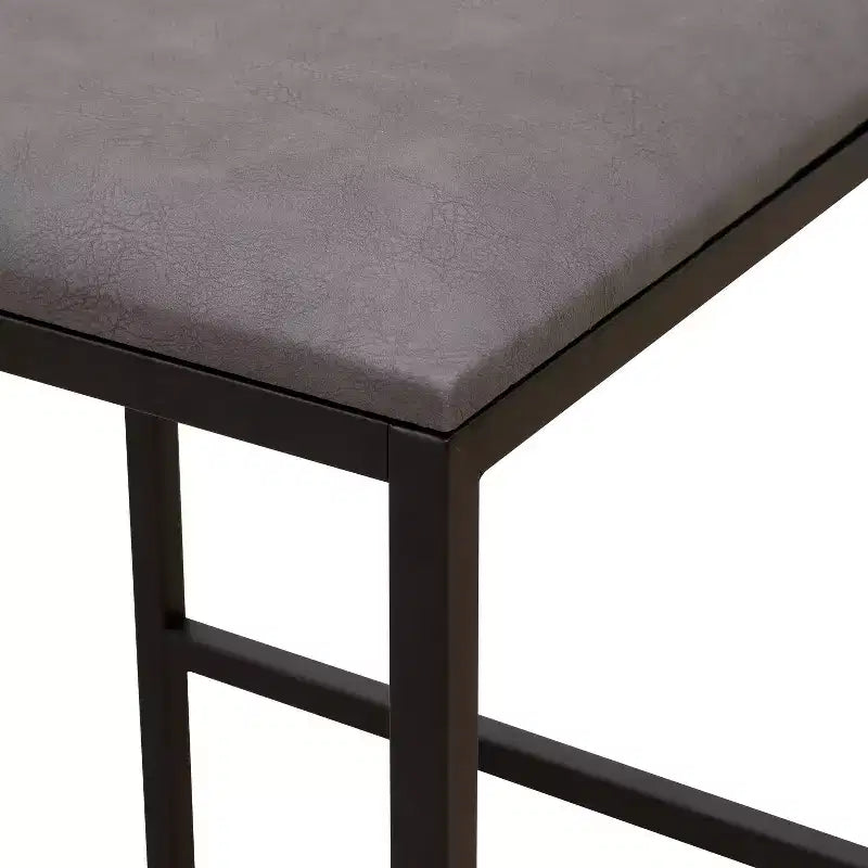 MAYEERTY Sgabelli da Bar con Schienale Set da 2 - Altezza Bancone, Pelle PU, Poggiapiedi