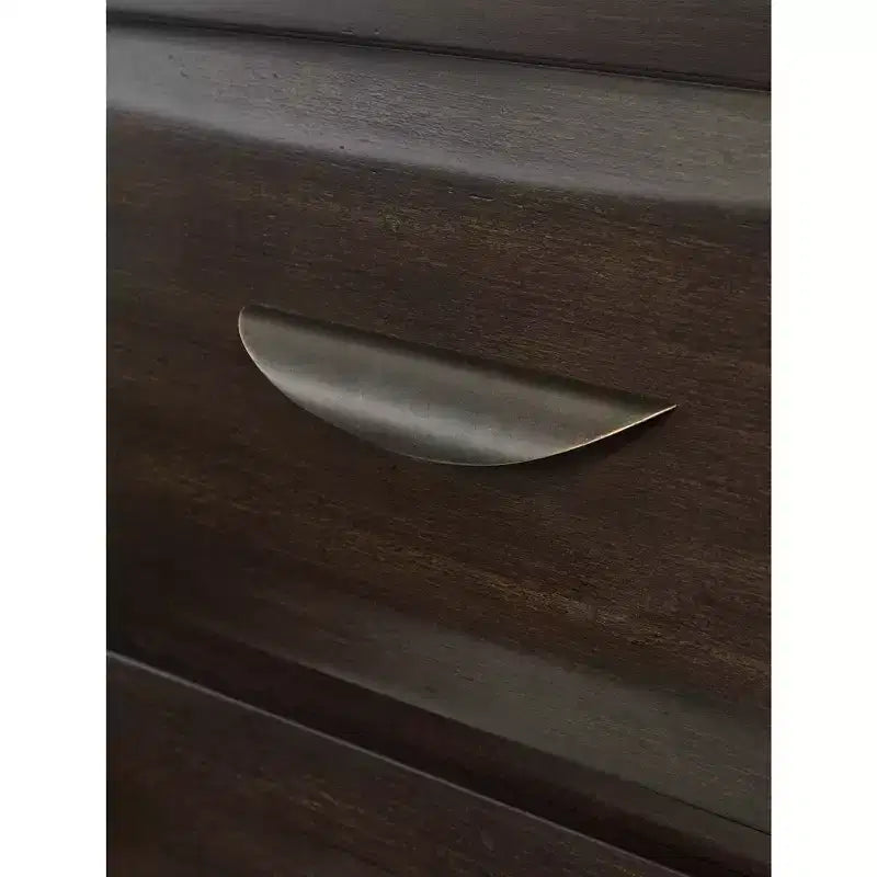 Signature Design by Ashley Vanmore Comodino contemporaneo a 2 cassetti, Marrone scuro