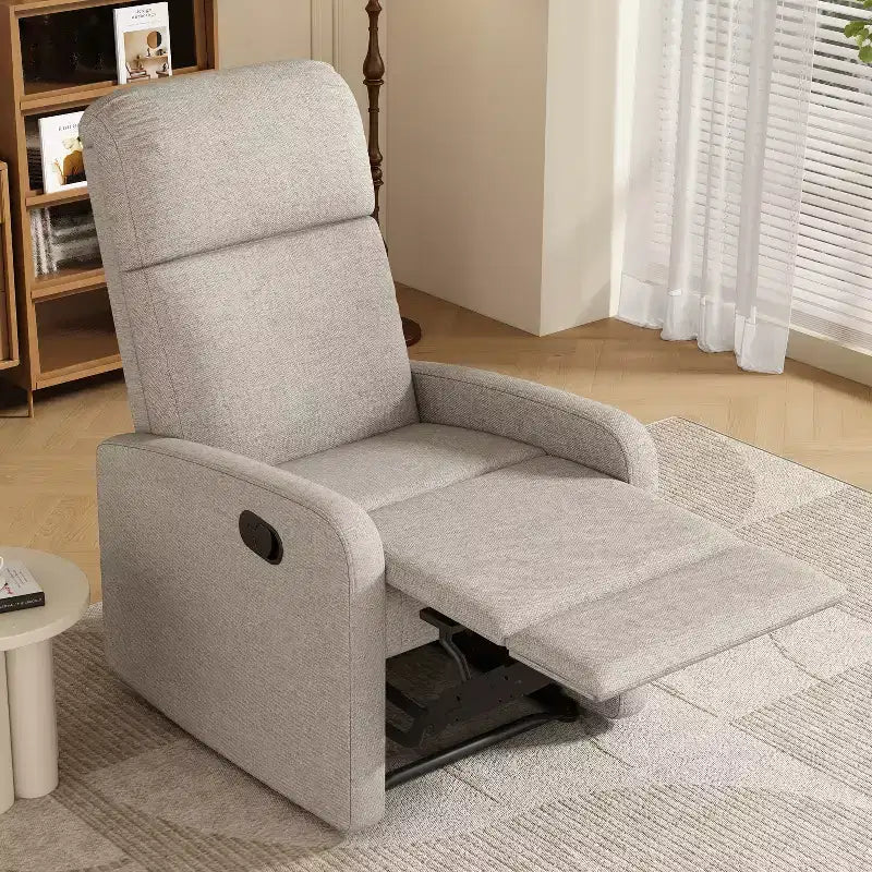 Christopher Knight Home Gaius Poltrona reclinabile contemporanea imbottita con schienale regolabile