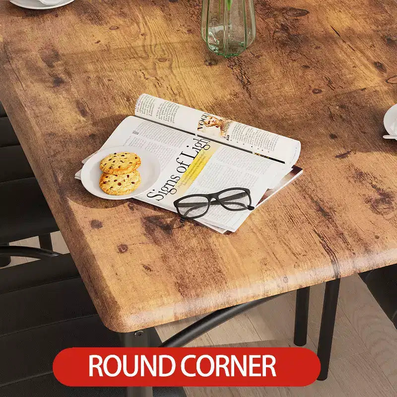 Set tavolo da pranzo per 2, Tavolo da cucina con sedie imbottite, Set tavolo da pranzo quadrato in legno per piccoli spazi, Cena, Appartamento