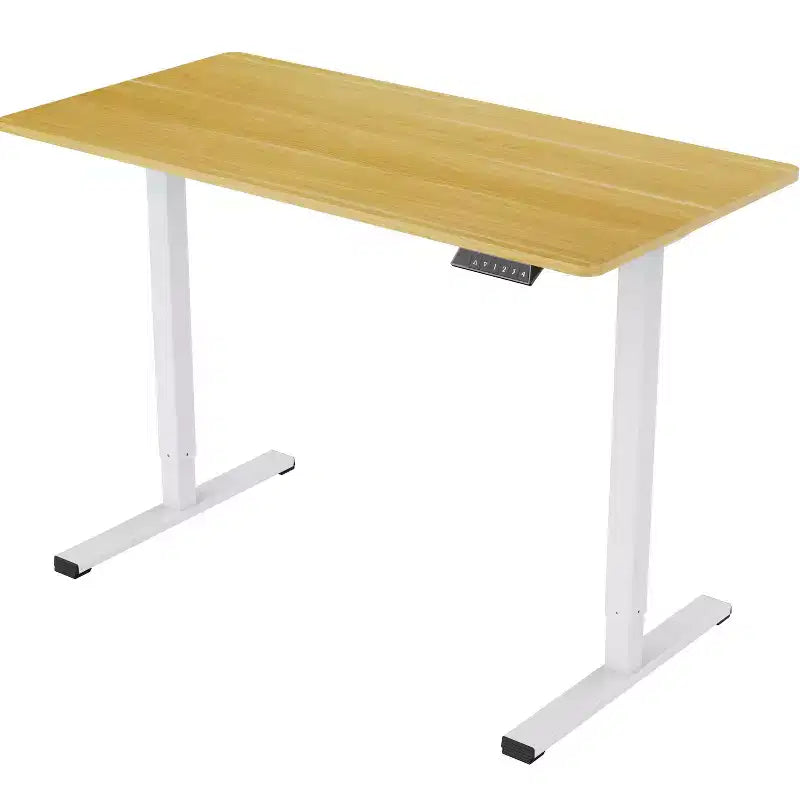 Scrivania Elettrica Regolabile in Altezza, Pezzo Unico, Scrivania per Ufficio Domestico, Postazione di Lavoro per Computer, Scrivania Sit-Stand