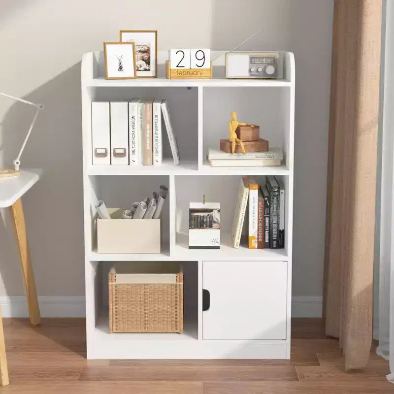 Libreria per bambini MAYEERTY con 6 scomparti, scaffali autoportanti e organizer a cubo per camera da letto e soggiorno