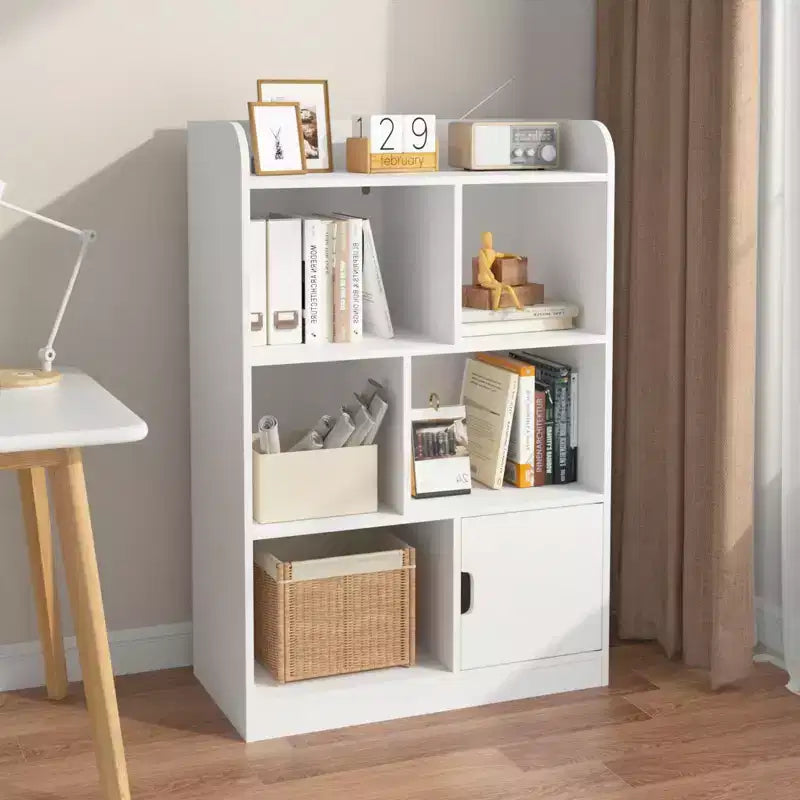 Libreria per bambini MAYEERTY con 6 scomparti, scaffali autoportanti e organizer a cubo per camera da letto e soggiorno