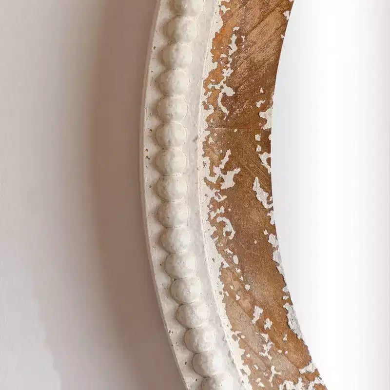 Specchio da parete piatto in legno Maxax