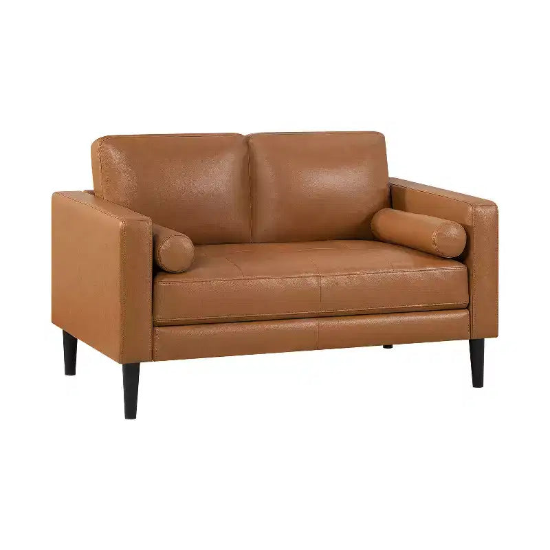 Home Imports Emporium Set Composto da Poltrona Imbottita, Divanetto e Divano in Air Leather