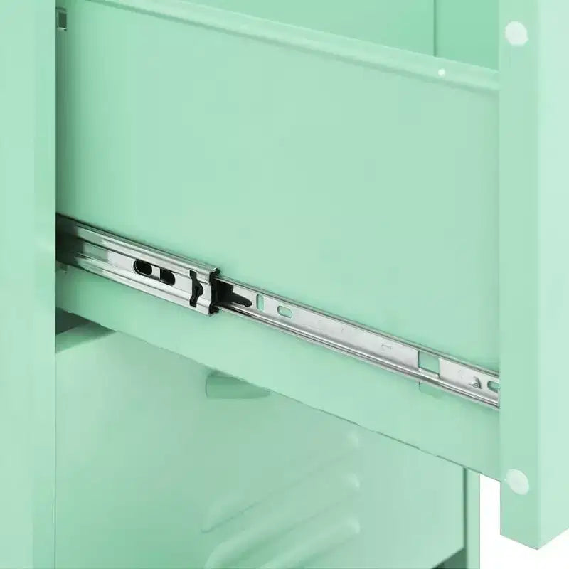 vidaXL Armadietto Blu Marino in Acciaio Piedini Regolabili Medi - Nuovo