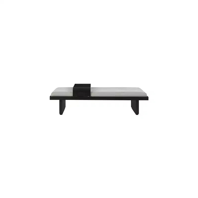 Meridian Furniture, Panca in tessuto ciniglia Arlington
