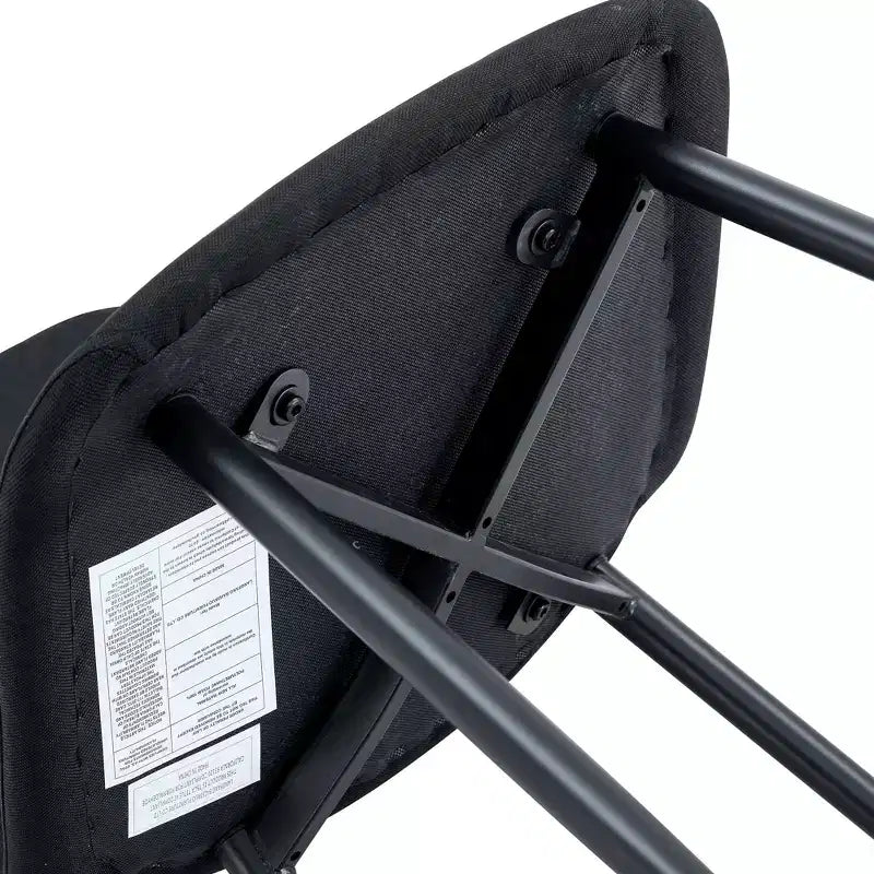 MAYEERTY Set di 4 Sedie da Pranzo di Lusso Semplici in Lino Cotone Nero con Gambe in Metallo Nero Adatte a Diversi Arredi