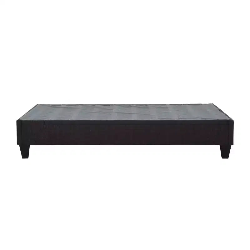 Telaio Letto Imbottito con Piattaforma Carter Grigio Scuro