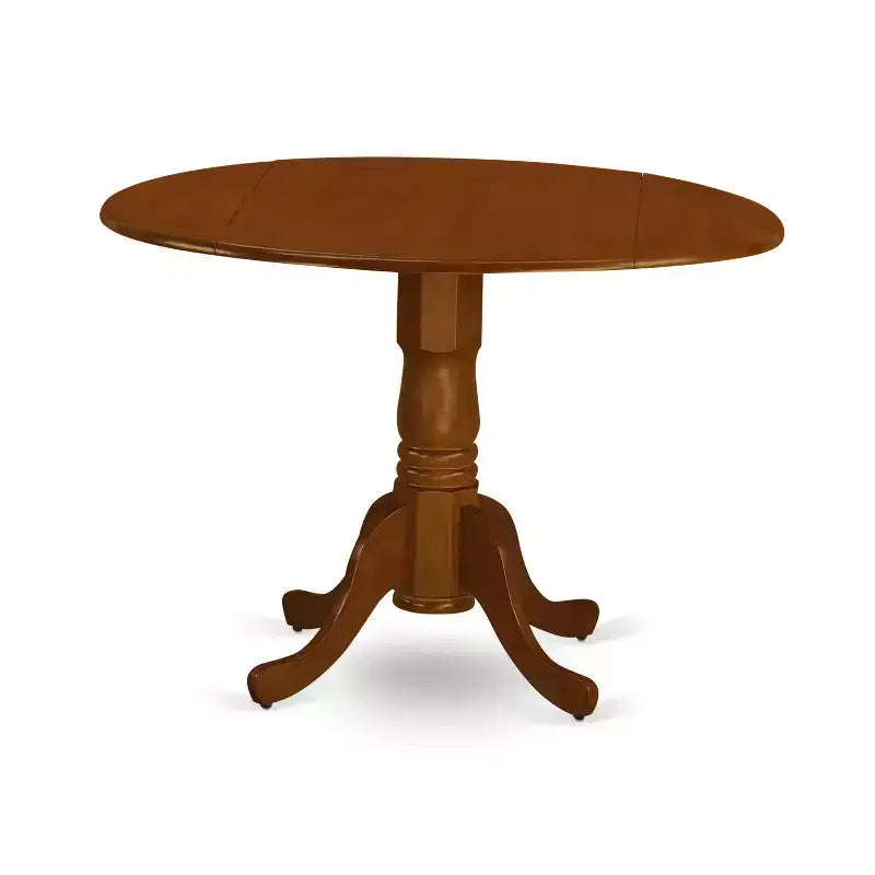 HomeStock Belmont Tavolo da Cucina Set - Tavolo da Pranzo e 4 Sedie da Cucina, Marrone Saddle
