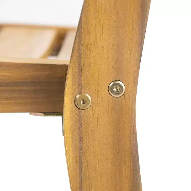 Christopher Knight Home Penelope Set da Pranzo Rustico da Esterno di 7 Pezzi in Legno di Acacia con Tavolo in Rattan a Doghe