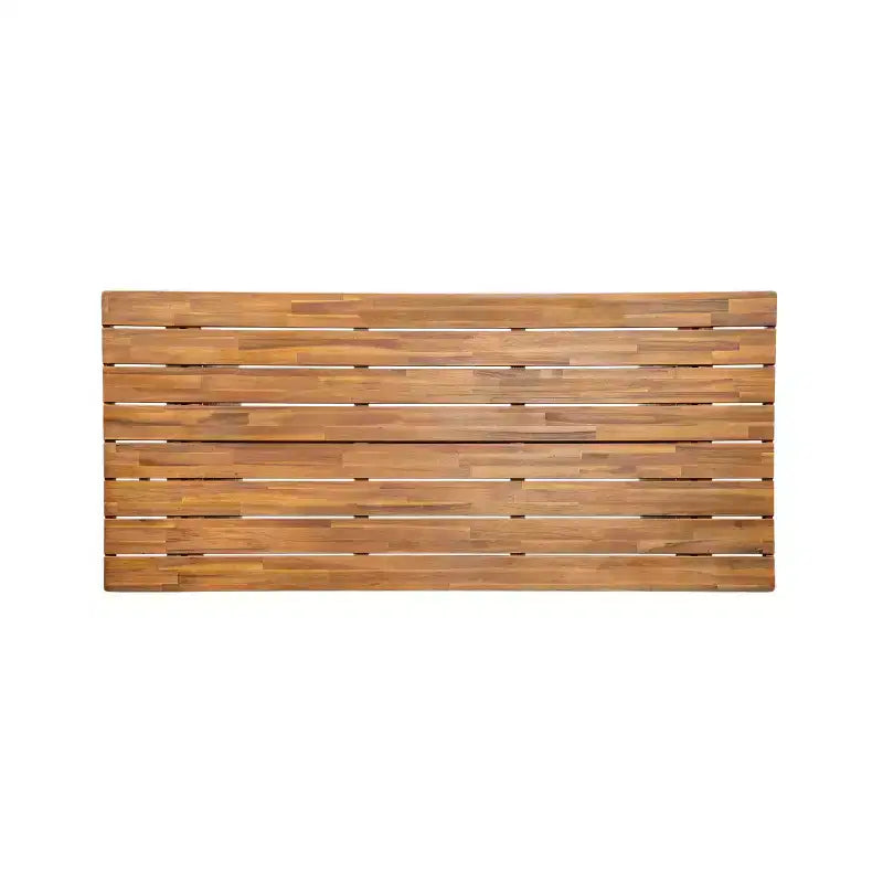 Christopher Knight Home Penelope Set da Pranzo Rustico da Esterno di 7 Pezzi in Legno di Acacia con Tavolo in Rattan a Doghe