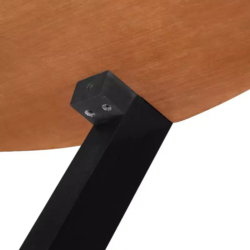 Set Tavolino da Caffè 2 Pezzi Tavolino da Cocktail Tavolino Rotondo Tavolino da Salotto Tavolino d'Appoggio Divano, Marrone e Nero - ModernLuxe
