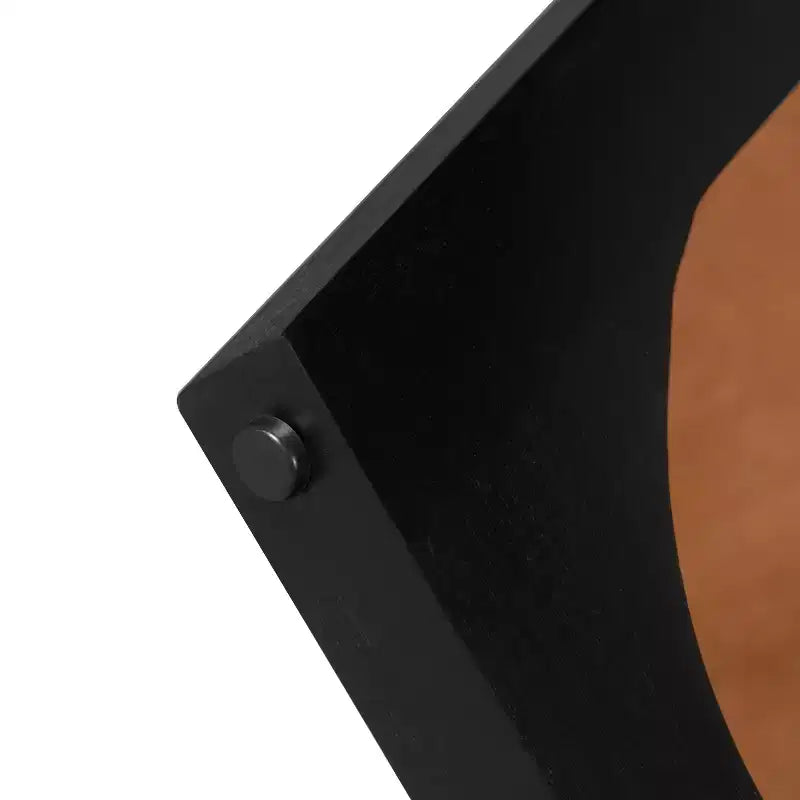 Set Tavolino da Caffè 2 Pezzi Tavolino da Cocktail Tavolino Rotondo Tavolino da Salotto Tavolino d'Appoggio Divano, Marrone e Nero - ModernLuxe