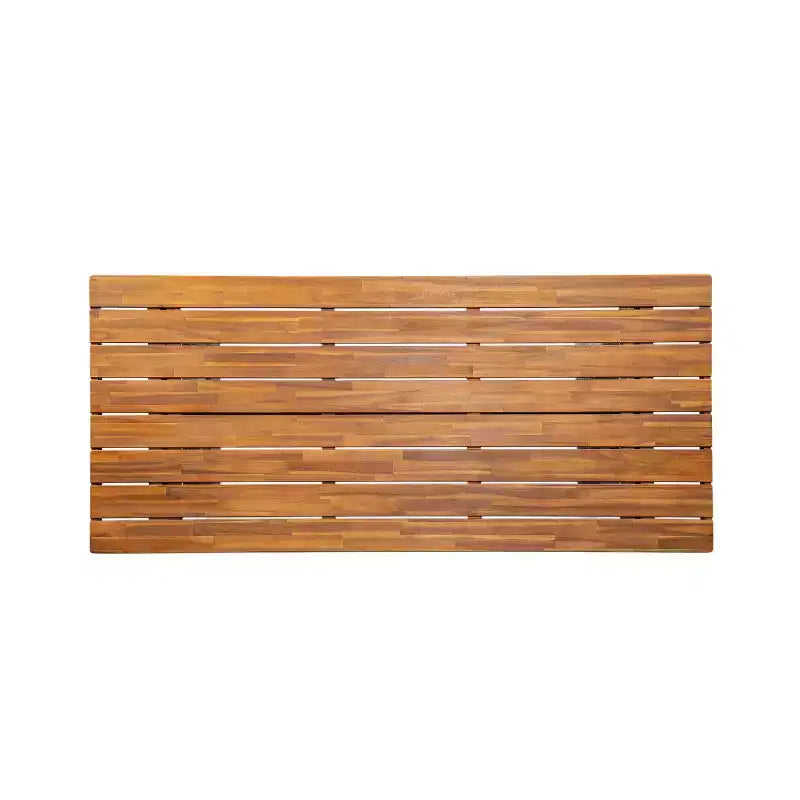 Christopher Knight Home Clara Set da Pranzo Rustico da Esterno 6 Pezzi in Rattan e Legno di Acacia con Cuscini