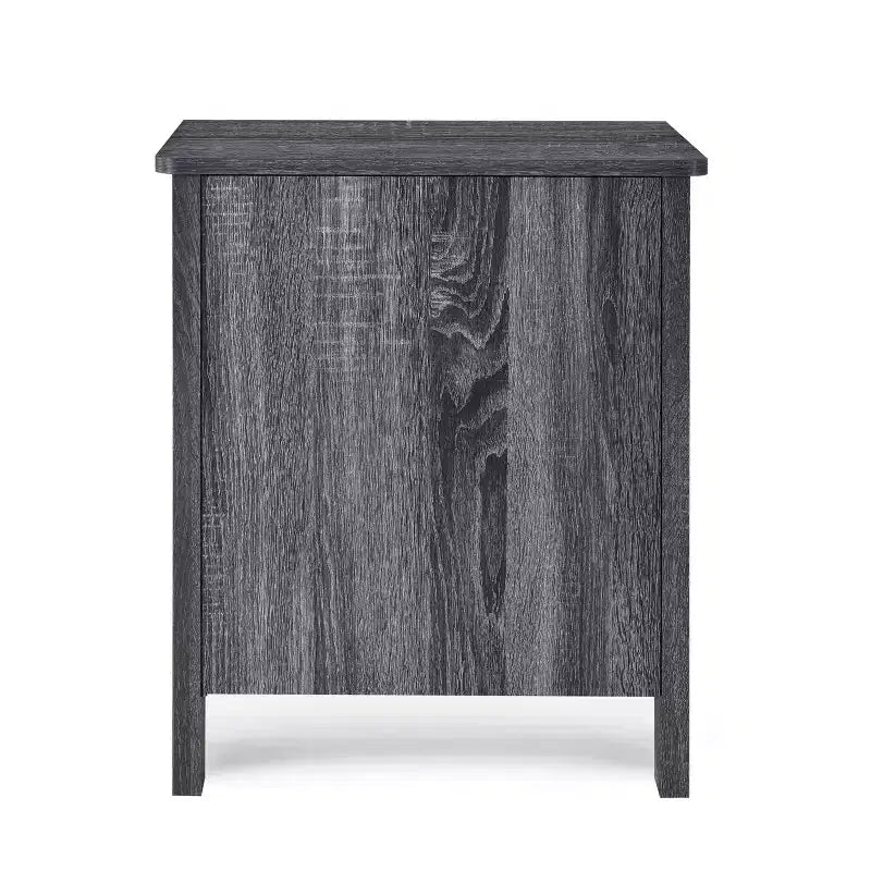 GDFStudio Titeca Comodini contemporanei in legno a 2 cassetti (set di 2)