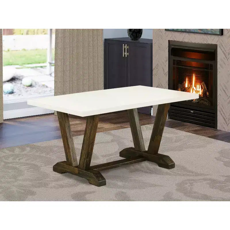 Tavolo da pranzo HomeStock V-Style 36X60 pollici